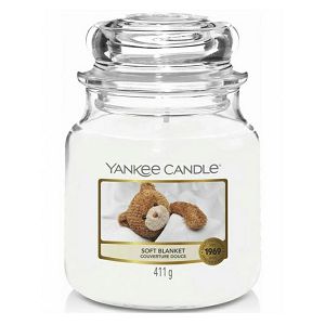 Svijeća mirisna Yankee Candle Classic Medium Soft Blanket 1725588E (gori do 90 sati)
