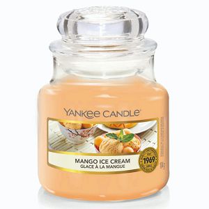 Svijeća mirisna Yankee Candle Classic Small Mango Ice Cream 1633574E (gori do 30 sati)