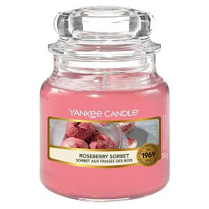 SVIJEĆA MIRISNA Yankee Candle Classic Small Roseberry Sorbet 1651427E (gori do 30 sati)