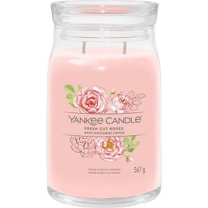 Svijeća mirisna Yankee Candle Signature Large Fresh Cut Roses 1630682E (gori do 90 sati)