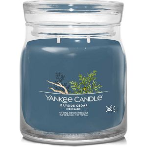 Svijeća mirisna Yankee Candle Signature Medium Bayside Cedar 1630014E (gori do 50 sati)