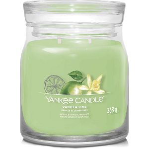 Svijeća mirisna Yankee Candle Signature Medium Vanilla Lime 1630670E (gori do 50 sati)
