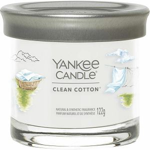 Svijeća mirisna Yankee Candle Signature Small Tumbler Clean Cotton (gori do 30 sati)
