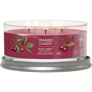 Svijeća mirisna Yankee Candle Signature Multiwick Tumbler Black Cherry(gori do 28 sati)
