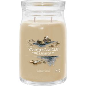 Svijeća mirisna Yankee Candle Signature Large Amber & Sandalwood (gori do 90 sati)