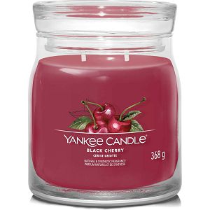 Svijeća mirisna Yankee Candle Signature Medium Black Cherry 1701391E(gori do 50 sati)