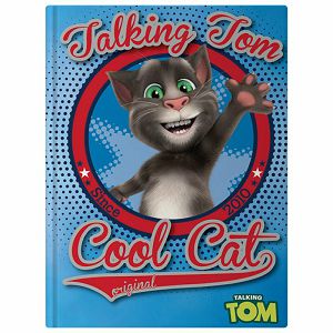 Teka tvrdi uvez A4 crte 96L 80g Talking Tom Cool Cat