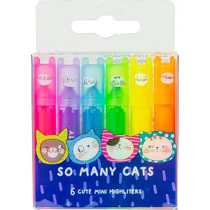 Tekst marker M&G So many cats mini fluo neon AHM-22574 6/1