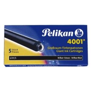 Tinta za nalivpero Pelikan 4001 patrone duge 310615 crna 5/1