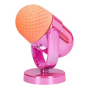 TOP MODEL Gumica sa šiljilom oblik mikrofona 8095 purpurnocrvena/narančasta