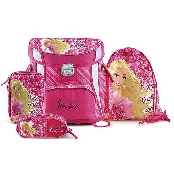 Torba školska anatomska set 4/1 Barbie Target 16332 roza