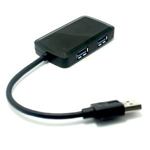 USB 3.0 4 Port HUB Asonic, plastično kućište, crni, 5Gbps
