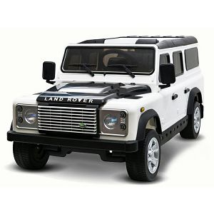 VOZILO AKUMULATORSKO Automobil Land Rover bijeli Jokomisiada