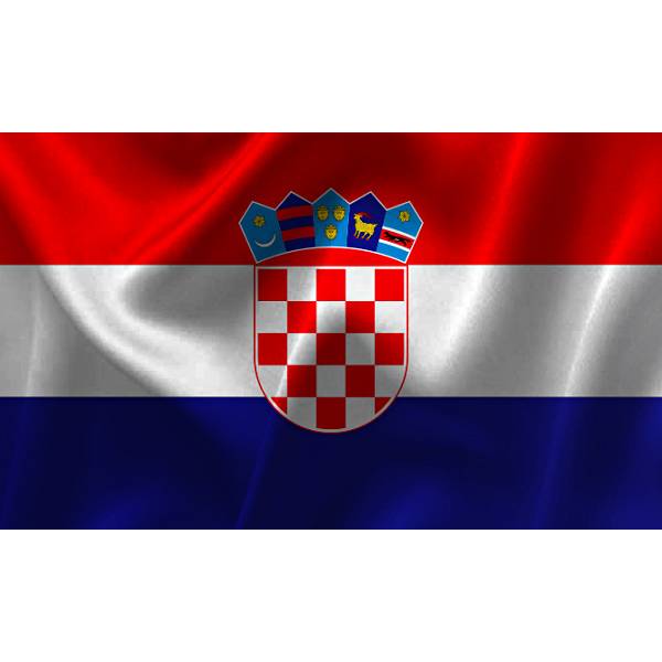 Zastava Hrvatska 90x150cm 02826