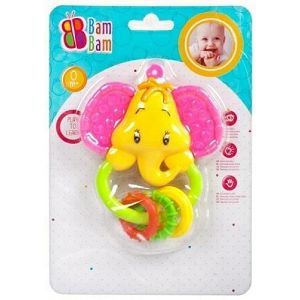 Zvečka slon Baby,žuti Bam-Bam 414262