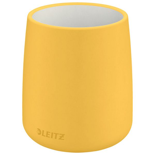 Čaša za olovke keramička okrugla fi-8,5xH10,8cm Cosy Leitz 53290019 žuta 