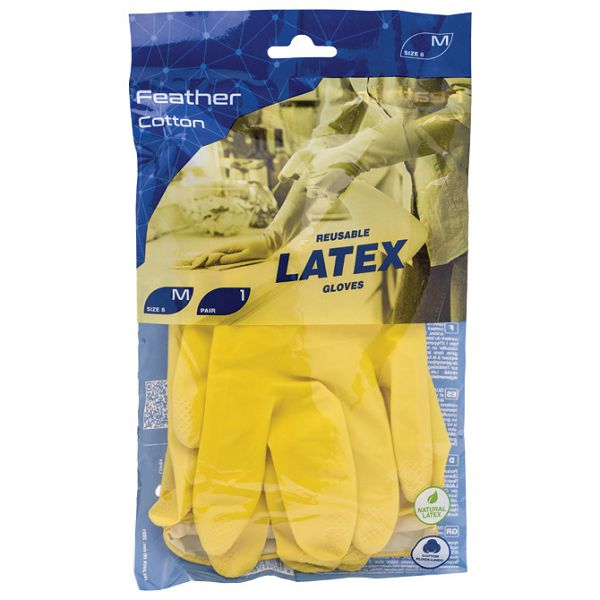 Pribor za čišćenje-rukavice za domaćinstvo Reflexx R90 žute blister M