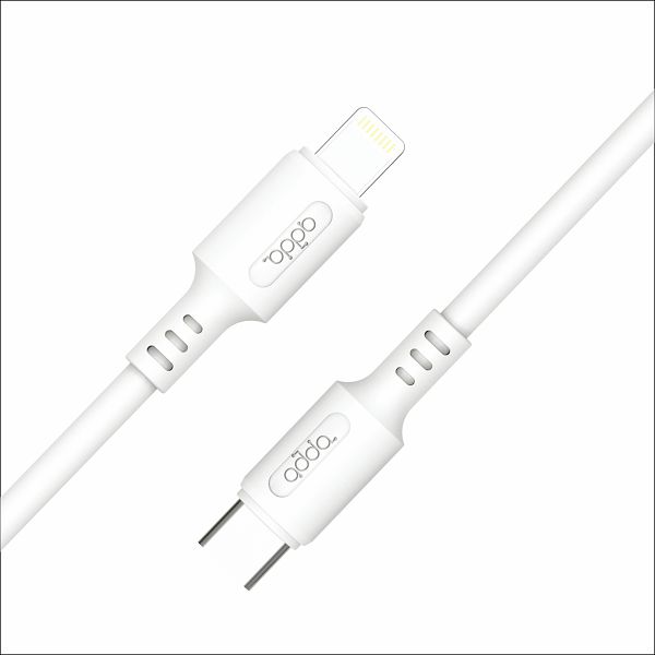 Kabel ADDA USB-001-WH, Fusion Charge 3u2, USB-A/Type-C na Micro USB/Type-C/8pin, Premium TPE, 1.2m, bijeli