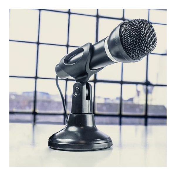 Mikrofon SPEEDLINK Capo, stolni i ručni sistem, crni