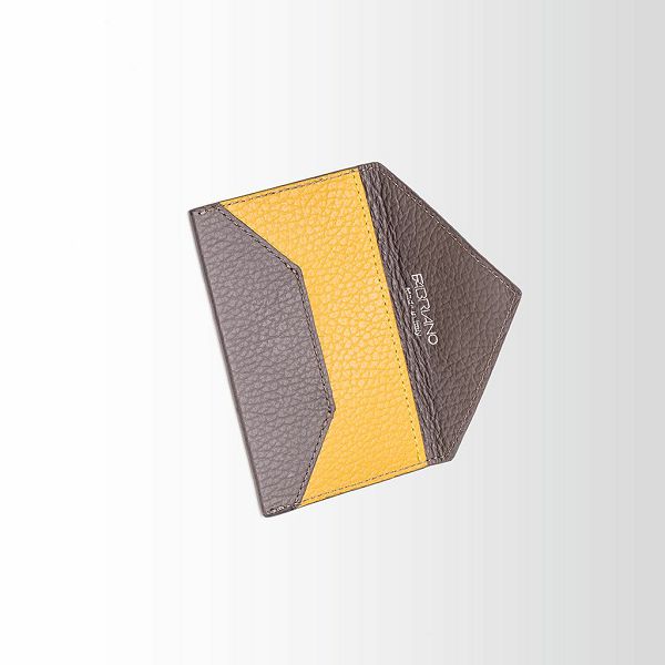 Novčanik Fabriano Alex oblik kuverte eko koža sivo/žuti 5700053