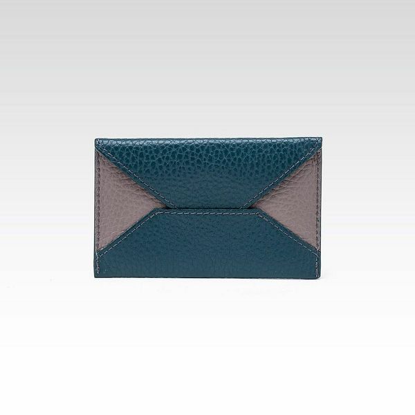 Novčanik Fabriano Alex oblik kuverte eko koža plavozeleno/sivi 5700289 