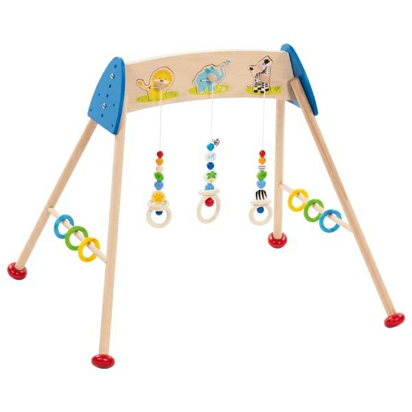 Baby Gym drveni luk sa igračkama,zvučni,Goki 652599