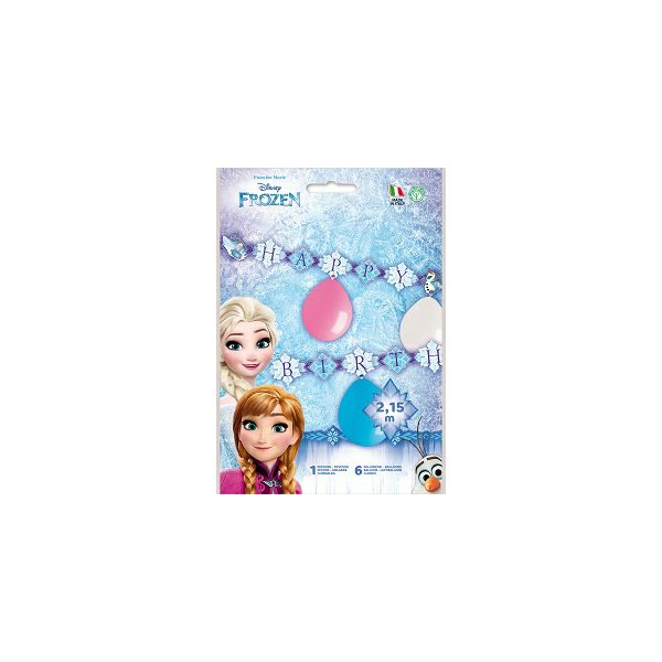 Baloni Frozen 6/1 + Girlanda 2.15m 022765