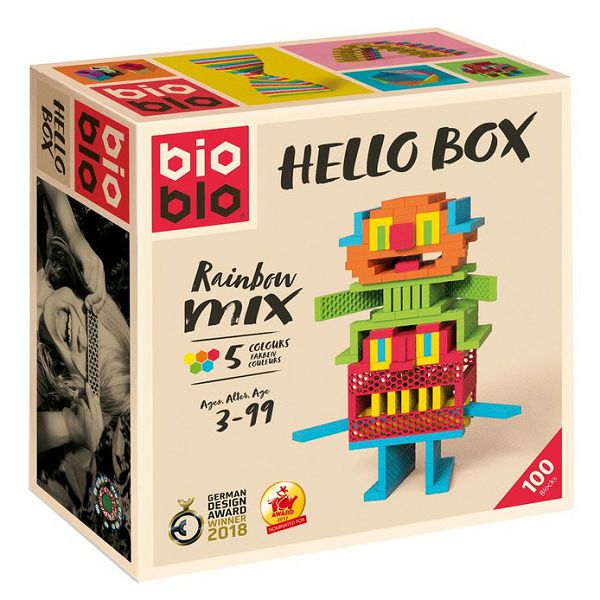 BIOBLO SLAGALICE Hello box Piatnik 100 pločica 640255 3+