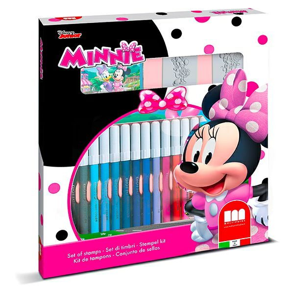 Crtaći set Minnie flomasteri 18/1 + 2 štambilja + mini bojanka 868663