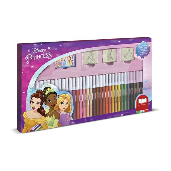 Crtaći set Princess flomasteri 36/1 + 2 štambilja + mini bojanka 576605