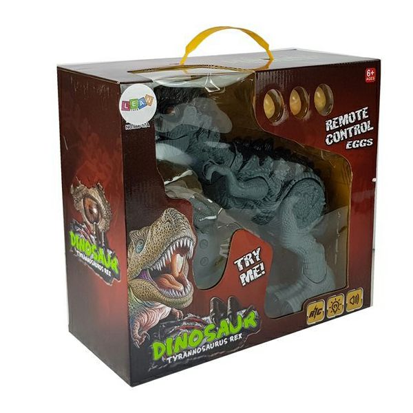 Dinosaur na daljinski zvučni, svijetli, kreće se 7229 Lean Toys 671832