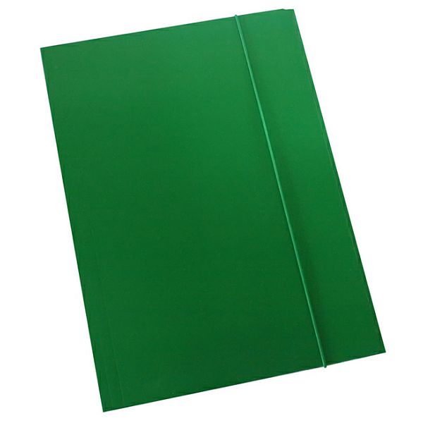 Fascikl prešpan s gumicom Uni color A4 zeleni
