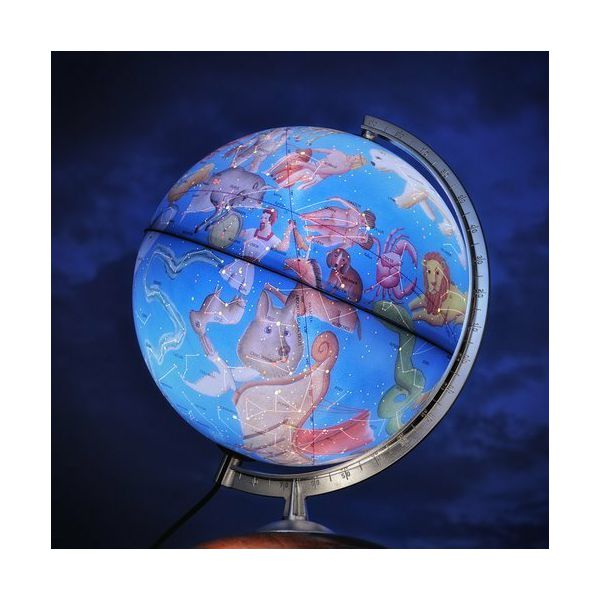 Globus Technodidactica, svjetiljka, zodijak simboli 976030