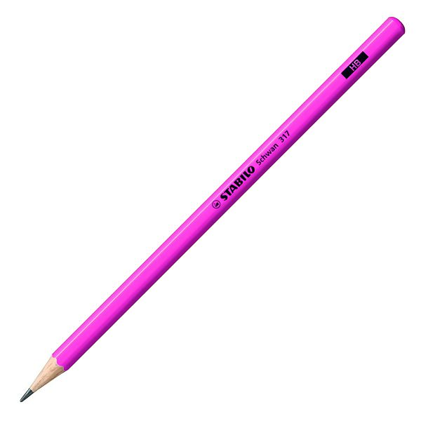 Grafitna olovka drvena Stabilo Schwan 317 neon roza HB