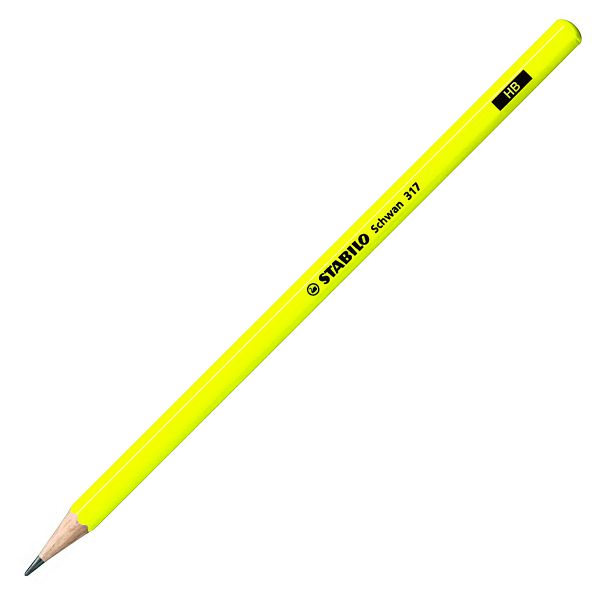 Grafitna olovka drvena Stabilo Schwan 317 neon žuta HB