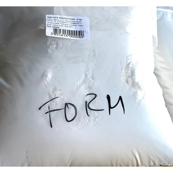 Hobby Gips Prestia Form bijeli, gips za izradu kalupa 5kg