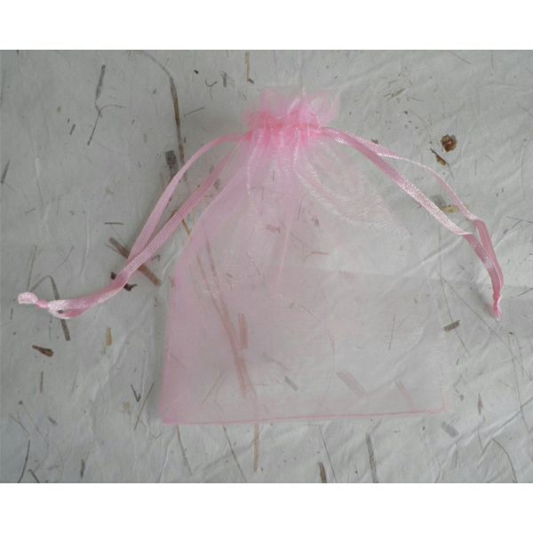 HOBBY vrećica organdi 10x13cm svijetlo roza