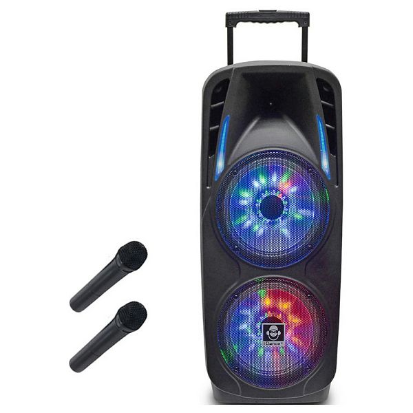 iDance karaoke Groove 870, 800W, BT, disco LED, baterija, 2*bež. mik, kotači