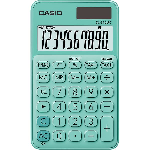 Kalkulator Casio SL-310UC-BK,stolni komercijalni,10 mjesta,zeleni 612855