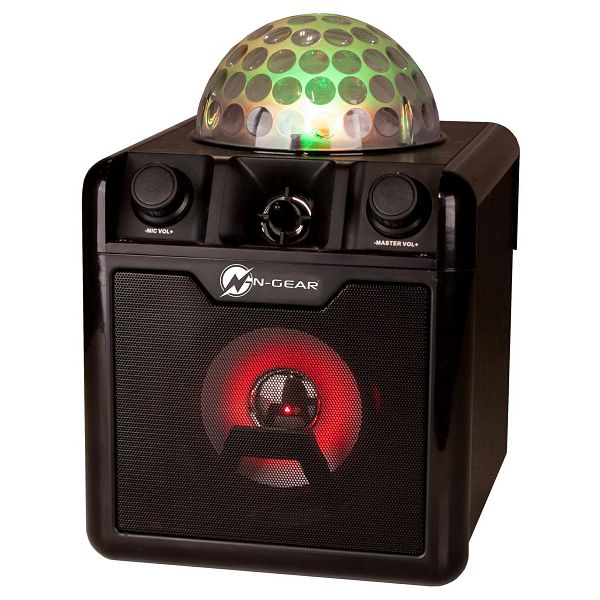 Karaoke disko kugla Disco Block 50W, mikrofon, baterija N-Gear 187524