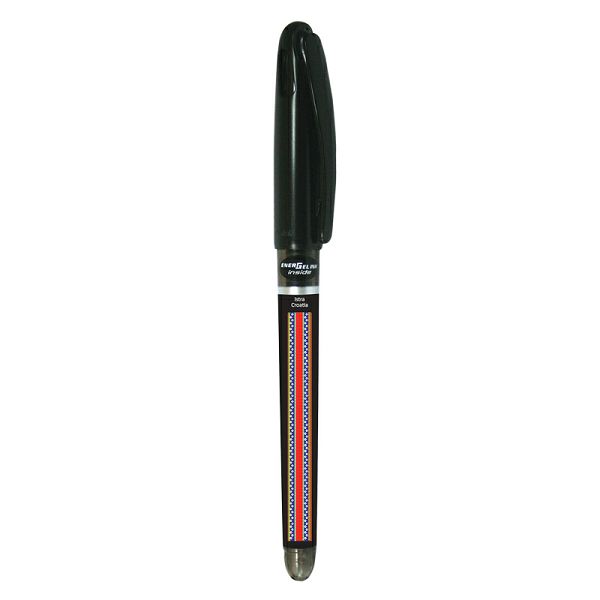 Kemijska olovka Gel pen 0.7mm  Ethno HR Istra crna
