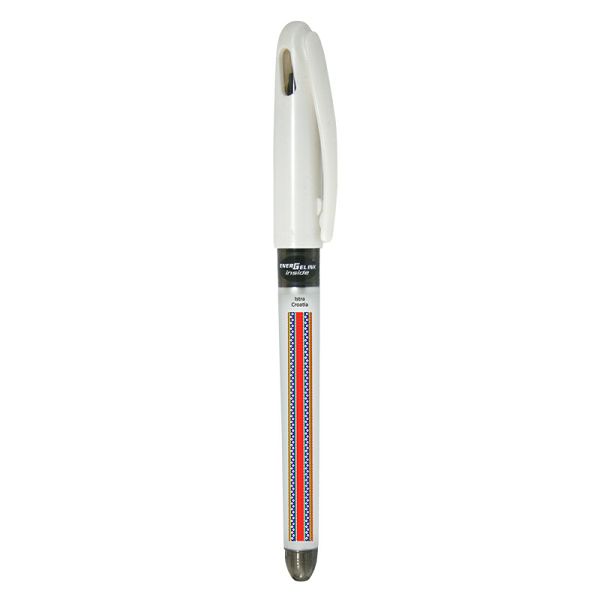 Kemijska olovka Gel pen 0.7mm  Ethno HR Istra bijela