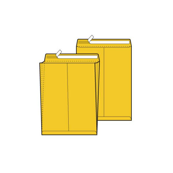 Kuverta 25x35,3cm Havana proširena 120gr Blasetti, žuta