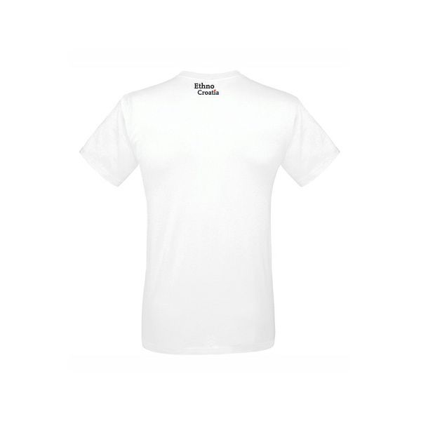 Majica muška Ethno Croatia KR 160 g bijela XL