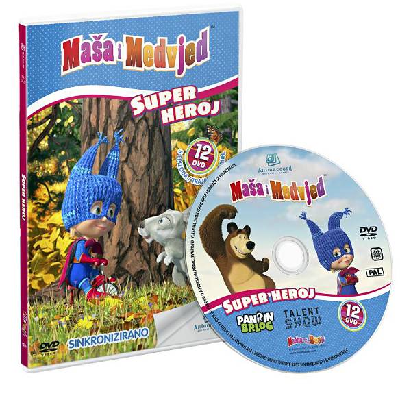 Maša i Medvjed DVD 12 - Super heroj 851465