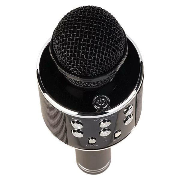 Mikrofon za karaoke bežićni,USB,sa zvučnikom Denver KMS-20,crni 051647