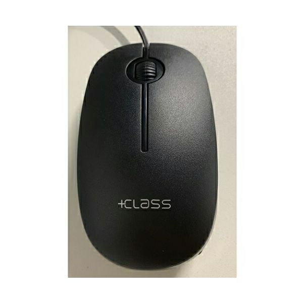MIŠ +CLASS ST-OPM110, USB, žičani, crni, 3 tipke