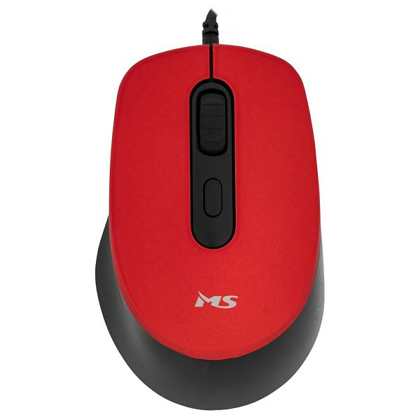 Miš MS Focus, C122, USB, 4 tipke, crveni