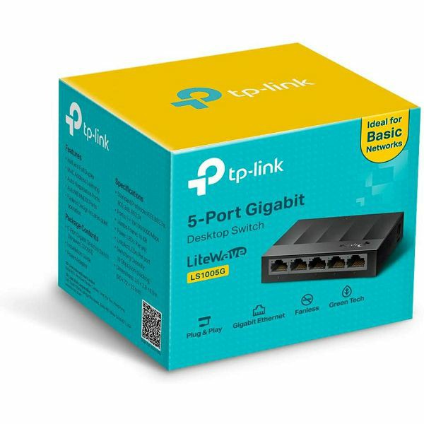 Mrežni switch TP-Link 5-port, 1000Mbps, TL-LS1005G