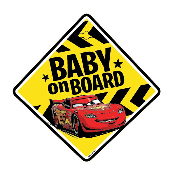 Naljepnica za auto Beba u autu Cars